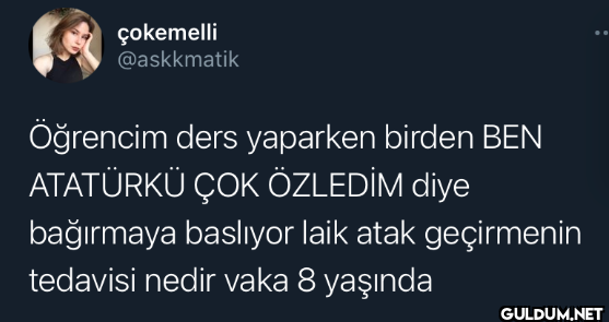 Öğrencim ders yaparken...