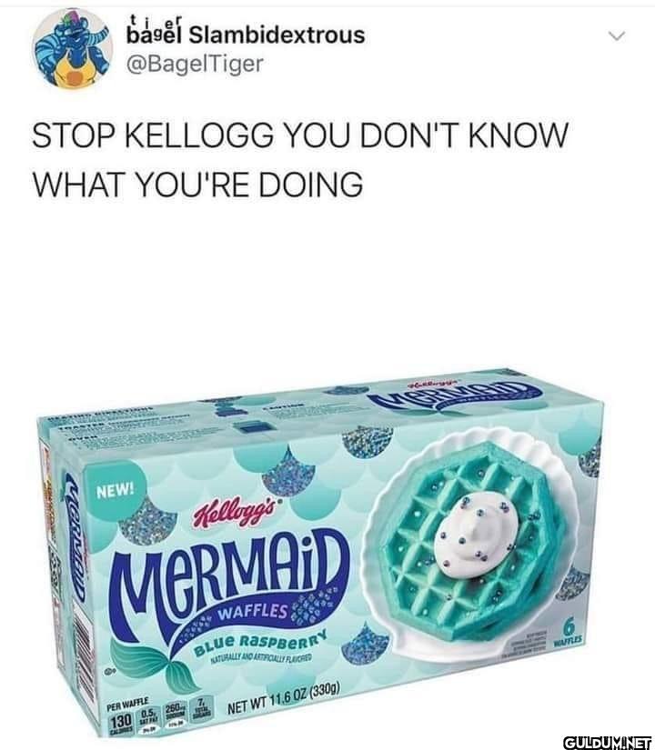 STOP KELLOGG YOU DON'T...