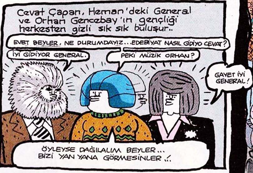Cevat Çapan, Heman‘deki...