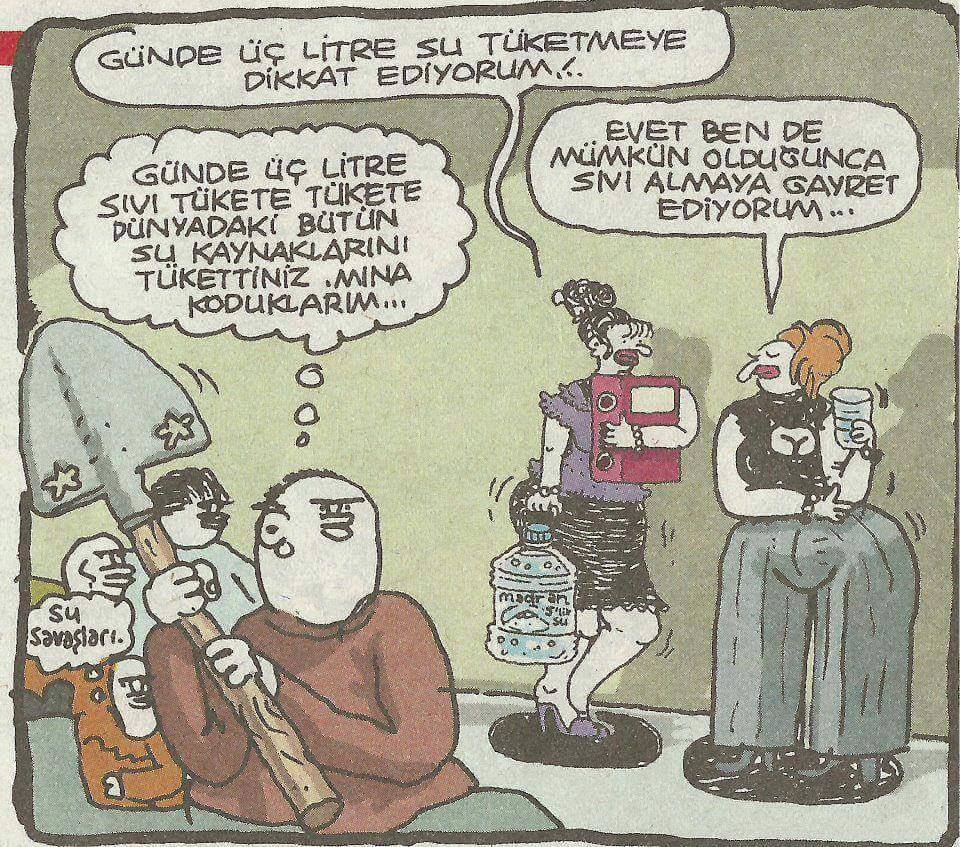 Günde 3 litre sıvı tükere...