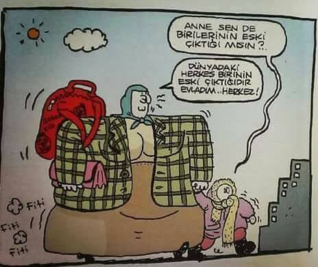 Anne sen de birilerinin...