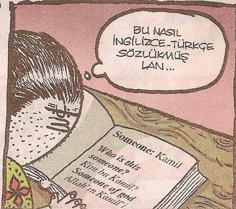 Bu nasıl ingilizce türkçe...