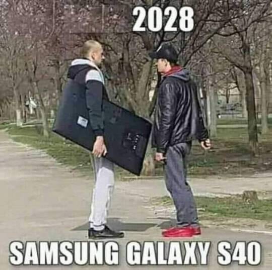 2028 yılında Samsung Galaxy S40.