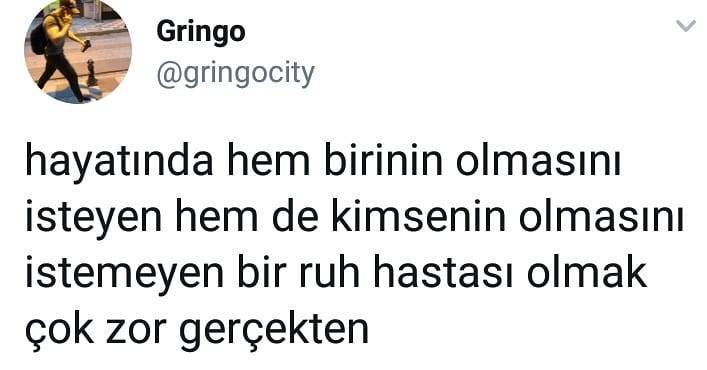 hayatında hem birinin...