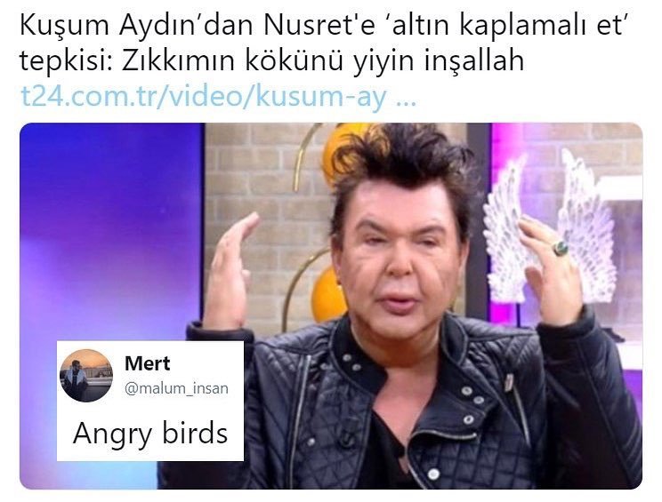 Kuşum Aydın'dan Nusret'e...
