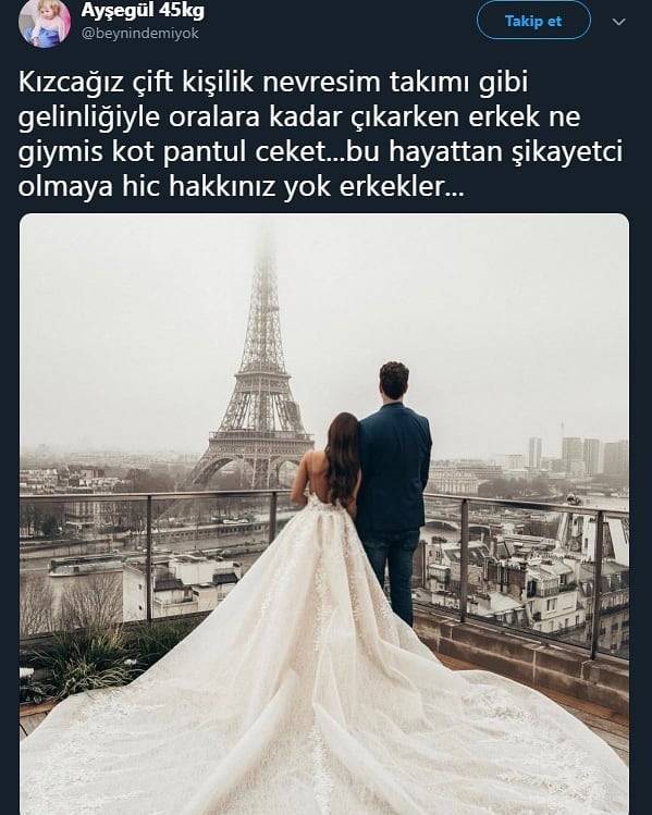 Kızcağız çift kişilik...