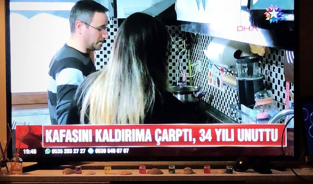 KAFASINI KALDIRIMA ÇARPTI,...