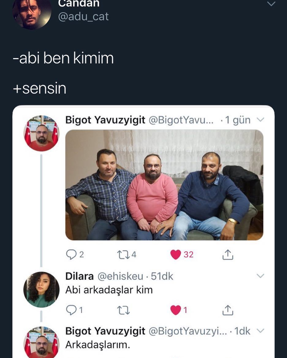 - abi ben kimim?
+...