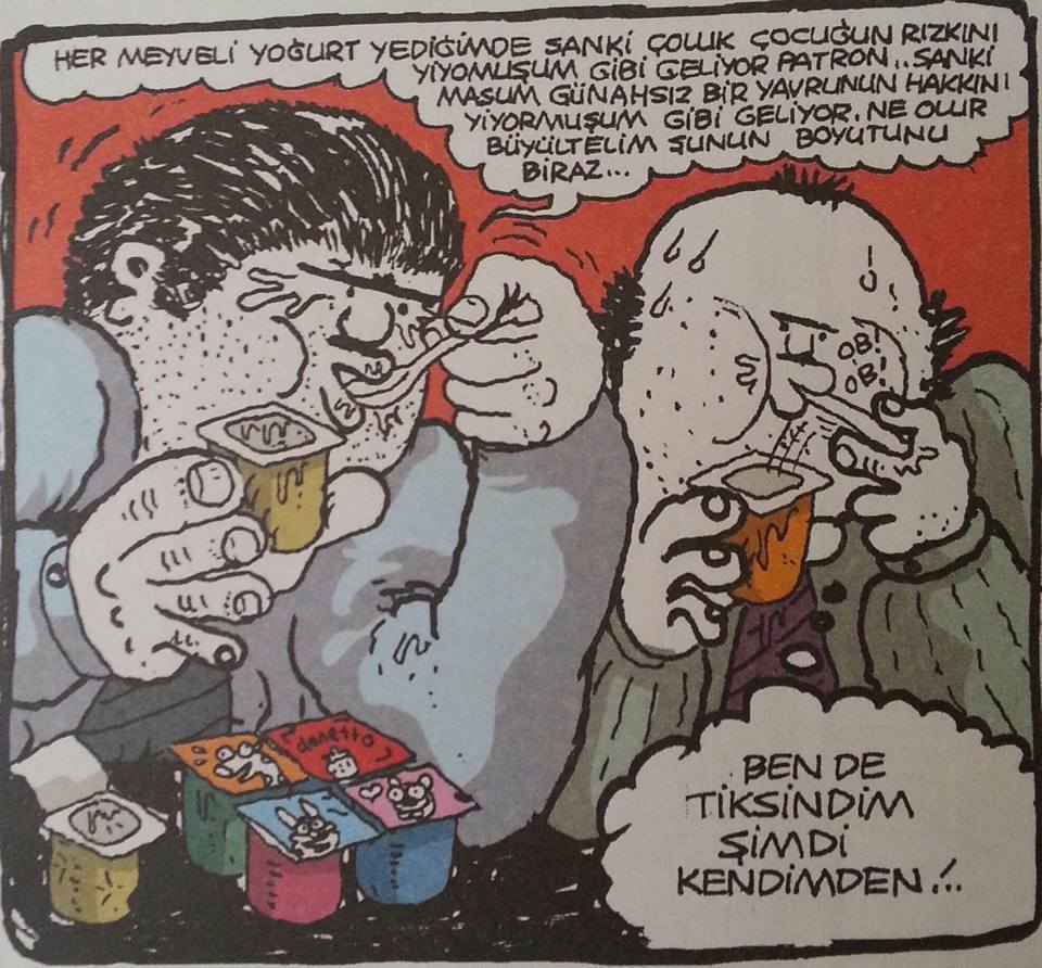 - Her meyveli yoğurt...