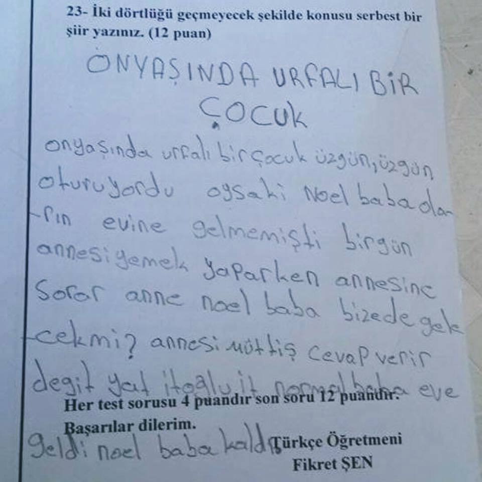 ON YAŞINDA URFALI BİR...
