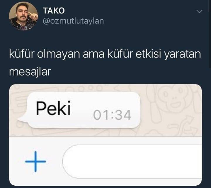 küfür olmayan ama küfür...
