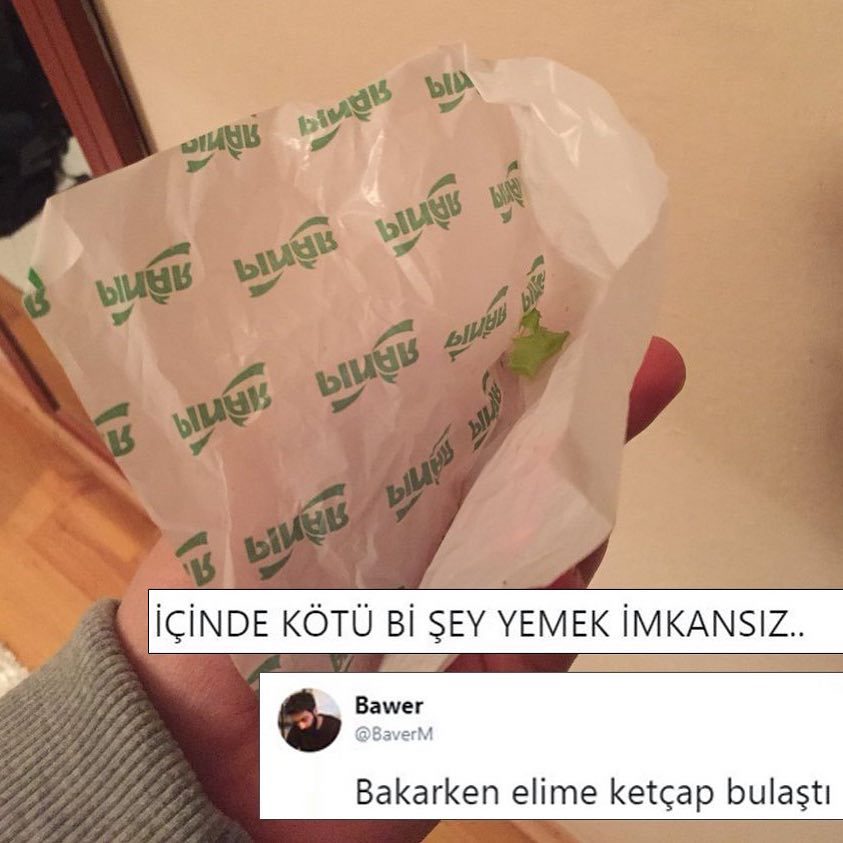 İÇİNDE KÖTÜ Bİ ŞEY YEMEK...