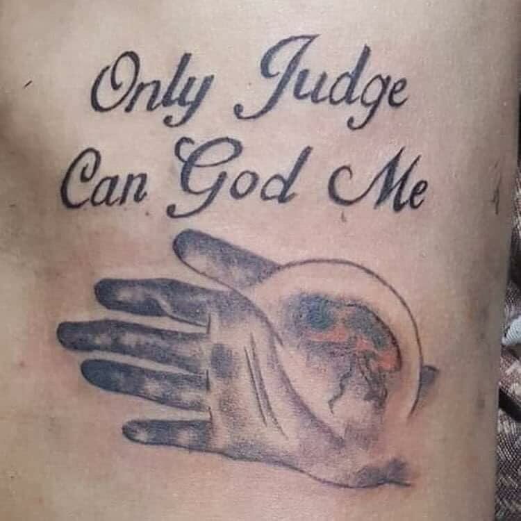 Only judge can God me.