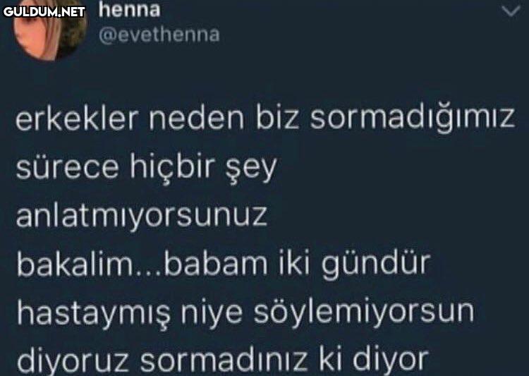 - erkekler neden biz...