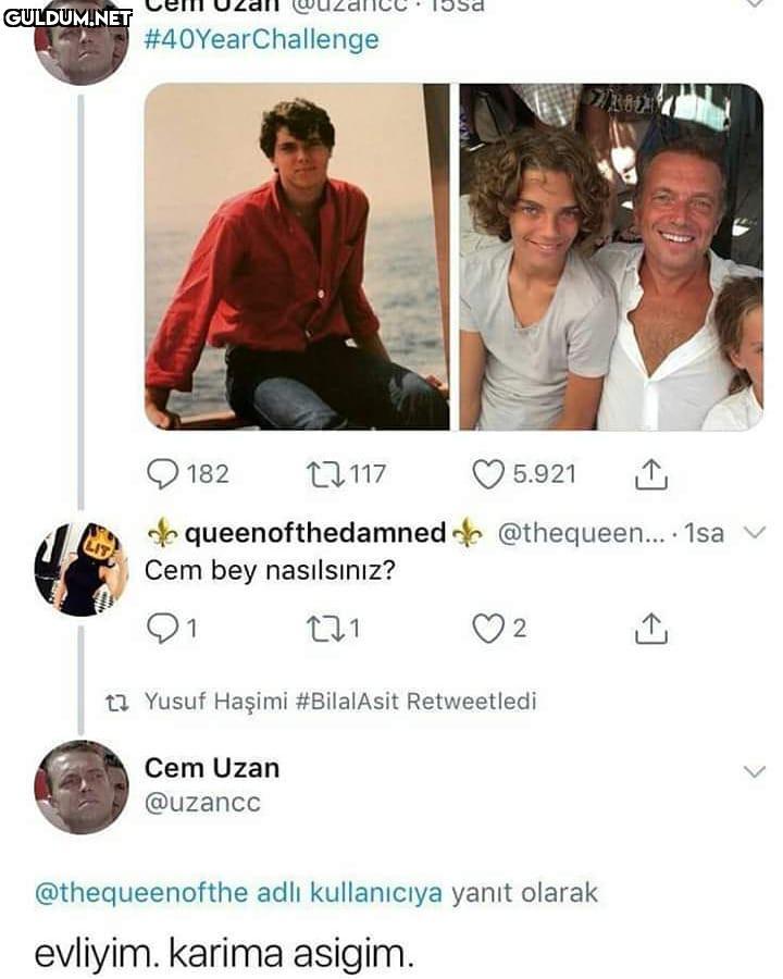 - Cem bey nasilsinız?

Cem...