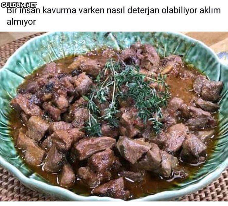 Bir insan kavurma varken...