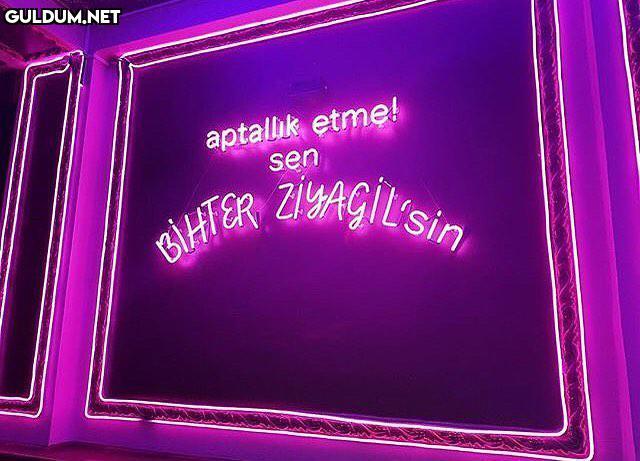 aptallk etme sen bihter ziyagilsin.
