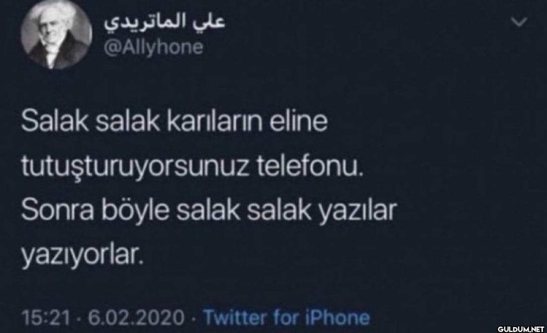 Salak salak karıların...