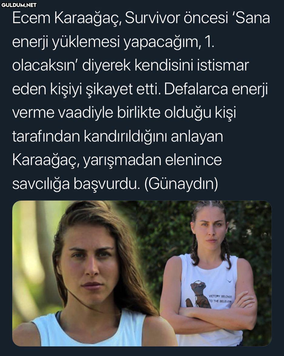 Ecem Karaağaç, Survivor...