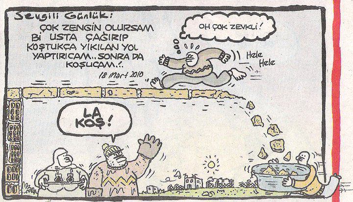 Koştukça Yıkılan Yol...