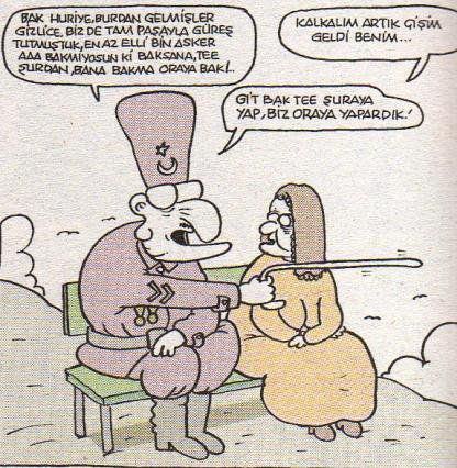 paşa ile güreş tutmuştuk