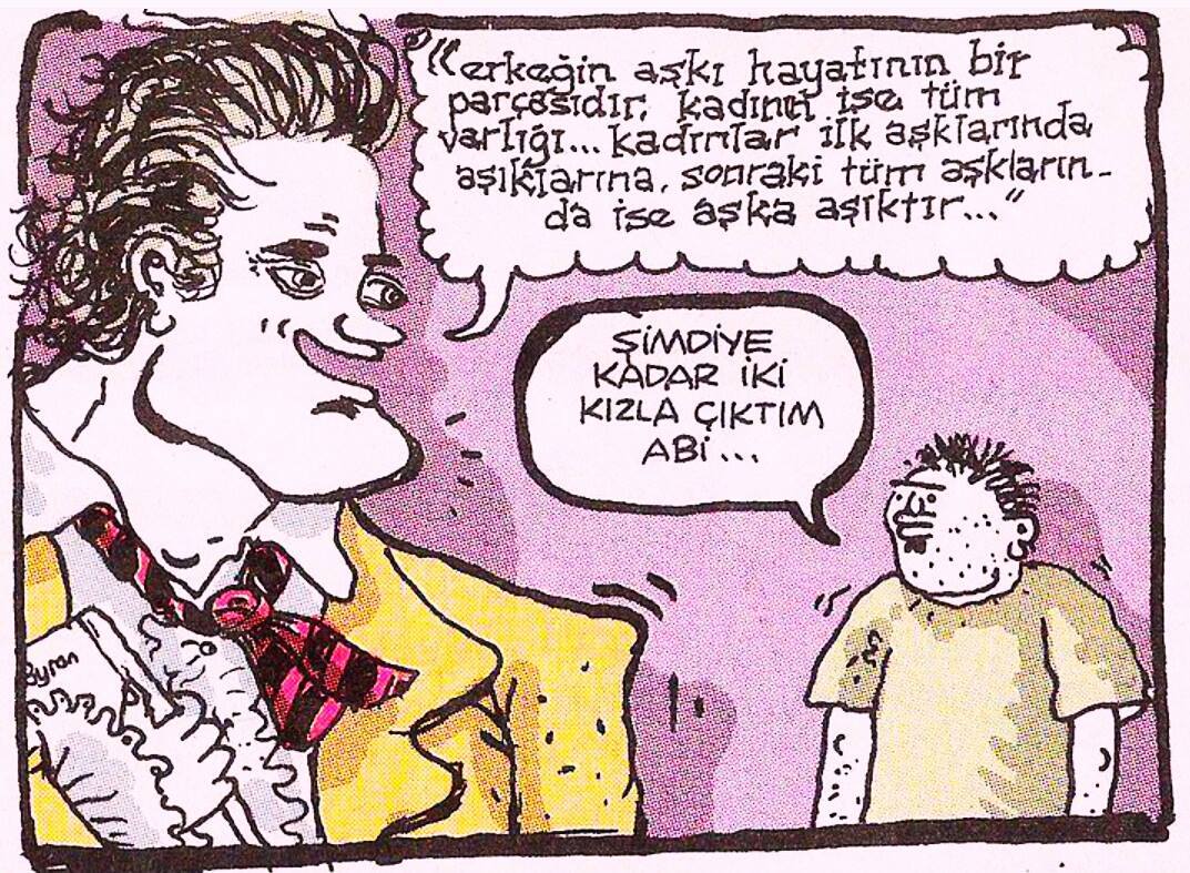 - Erkeğin aşkı hayatının...