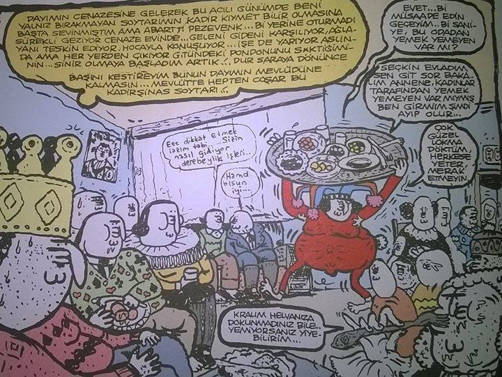 - Dayımın cenazesine...