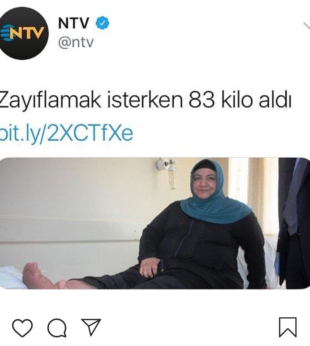 zayıflamak isterken 83 kilo aldı.
