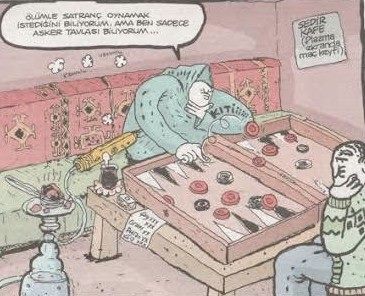- Ölümle satranç oynamak...