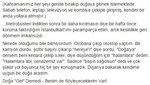 Kahramanimiz her şeyi...