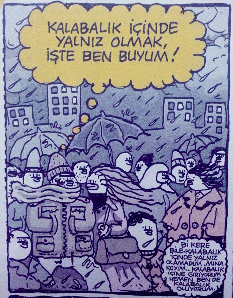 KALABALIK İÇİNDE YALNIZ...