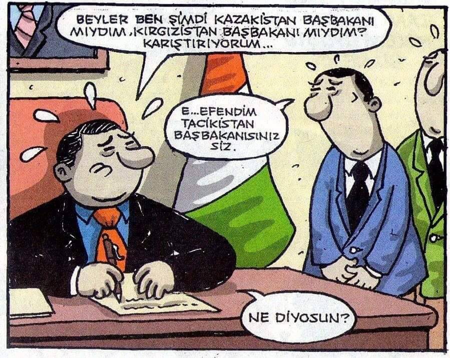 - Beyler ben şimdi...