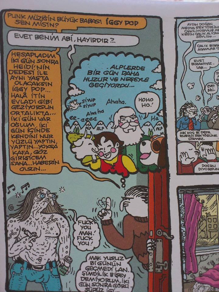 - Punk müziğin babası İggy...