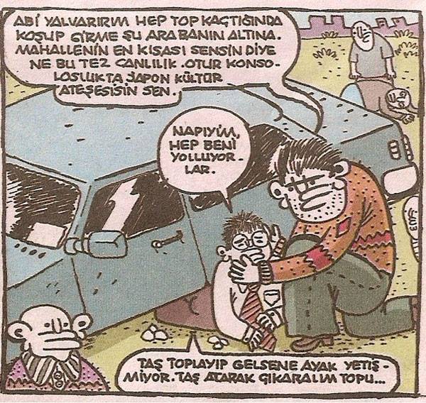 - Abi yalvarırım her top...