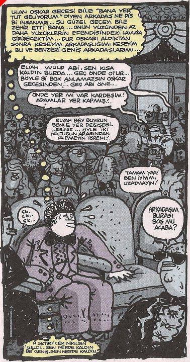 - ulan Oscar gecesi bile...