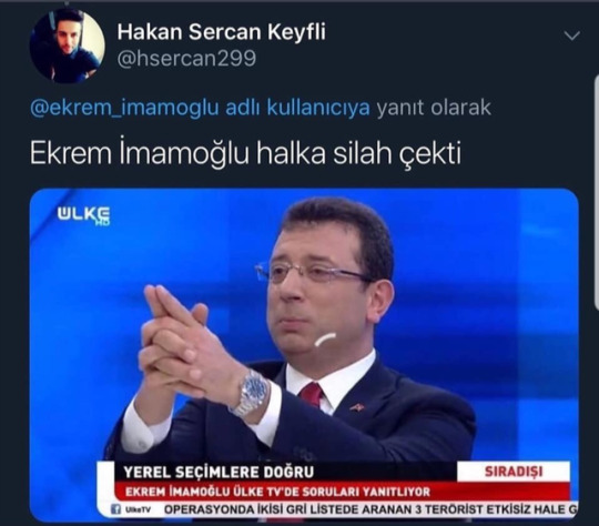 - Ekrem İmamoğlu yaşlı...