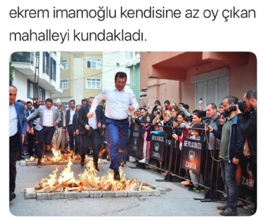 - Ekrem İmamoğlu yaşlı...