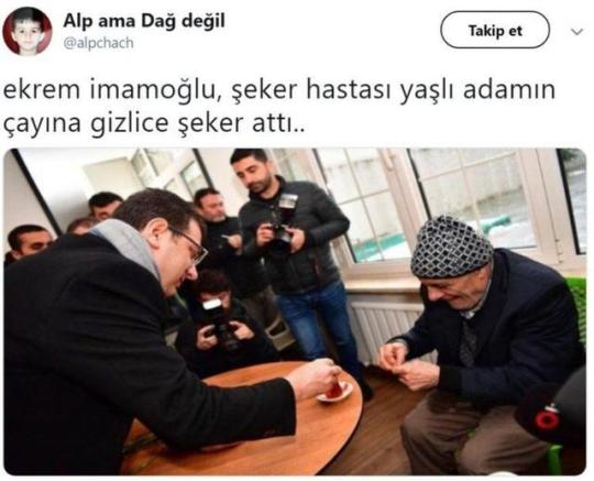 Ekrem İmamoğlu,şeker...