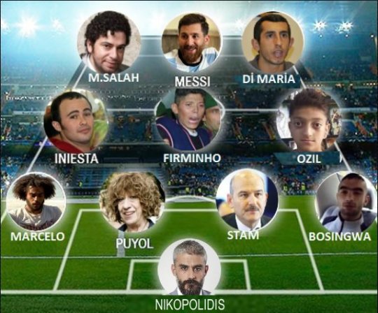 Efsane Barça kadrosu.