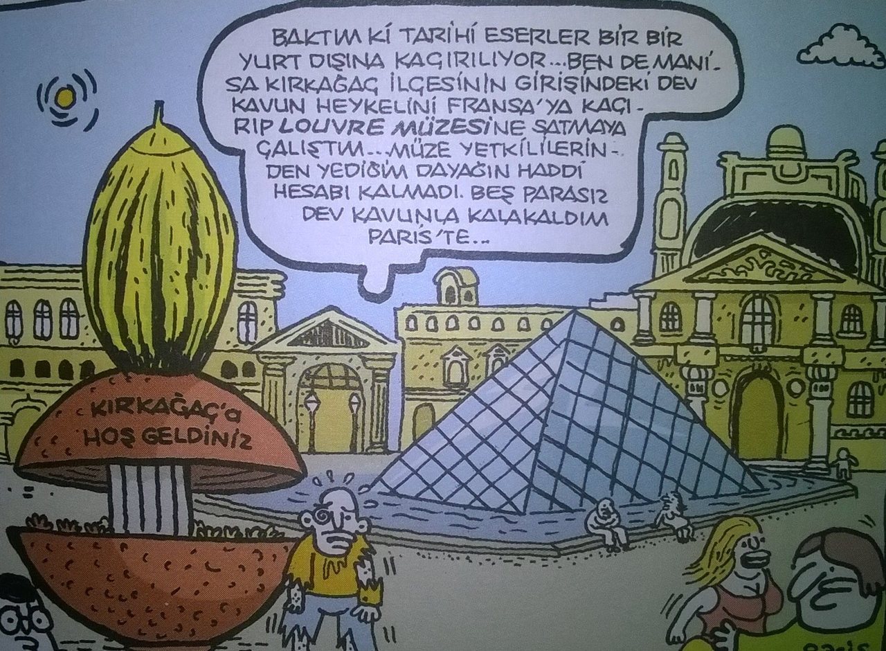 - Baktım ki tarihi eserler...