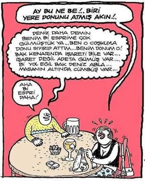- ay bu ne be biri yere...