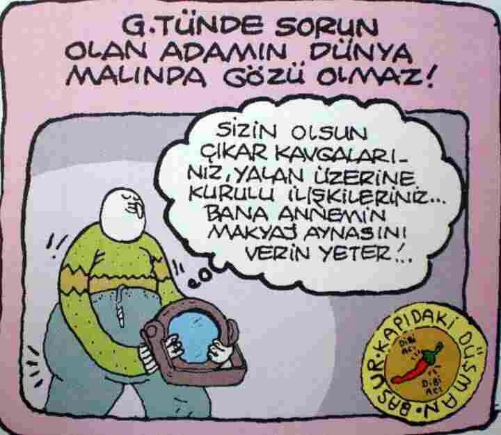 götünde sorun olan adamın...