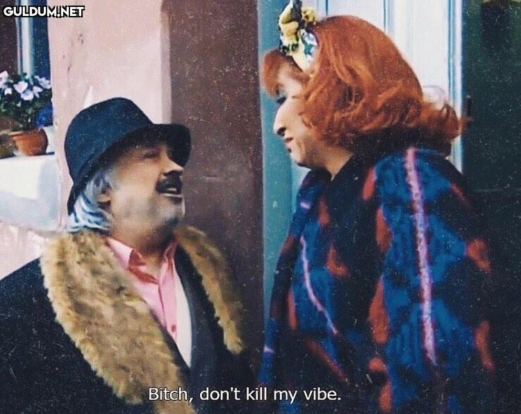 Bitch, don’t kill my vibe.