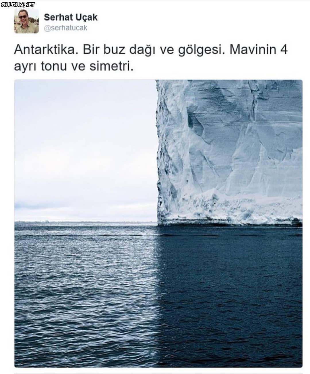 Antarktika. Bir buz daği...