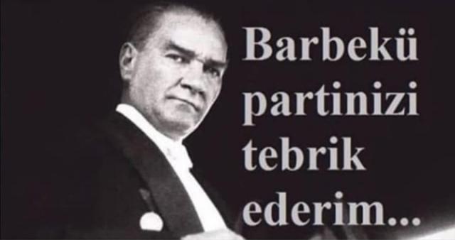 Barbekü partinizi tebrik ederim.