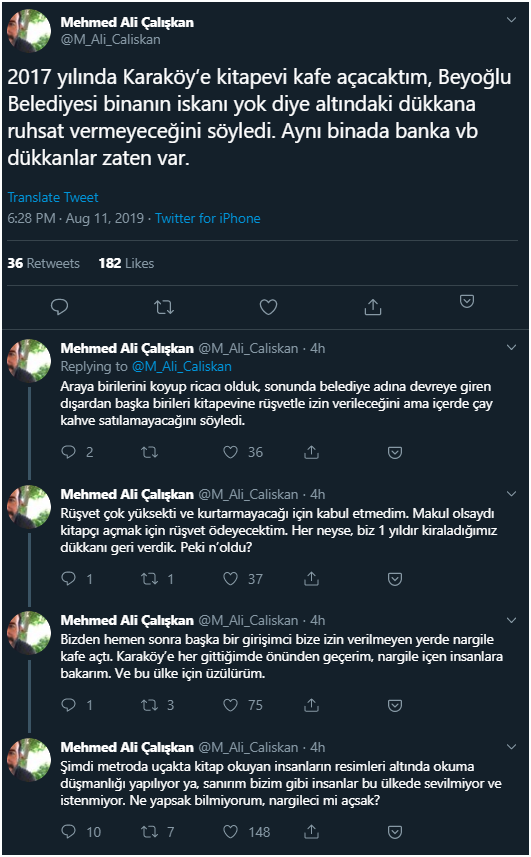 Nargile kafe mi kitabevi...