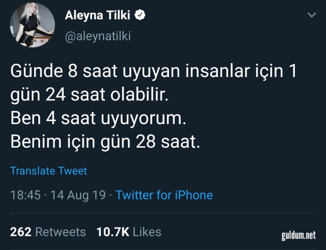 Beynim yandı Aleyna tilki...