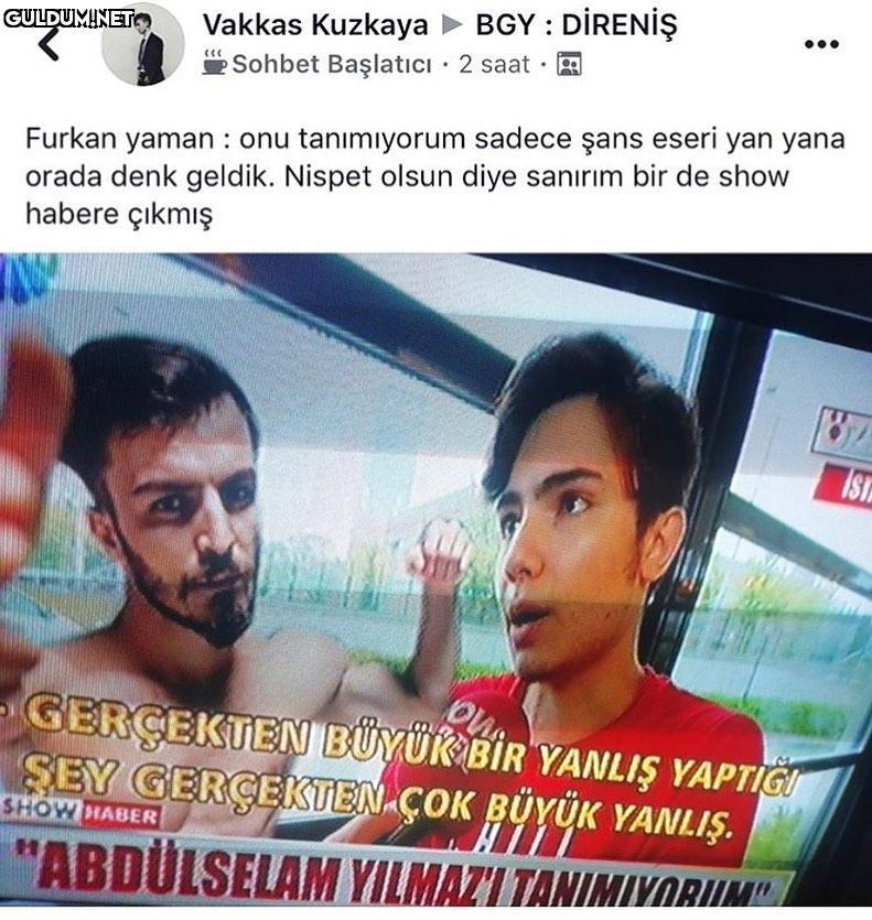 Ne düşünüyorsunuz? Vakkas...