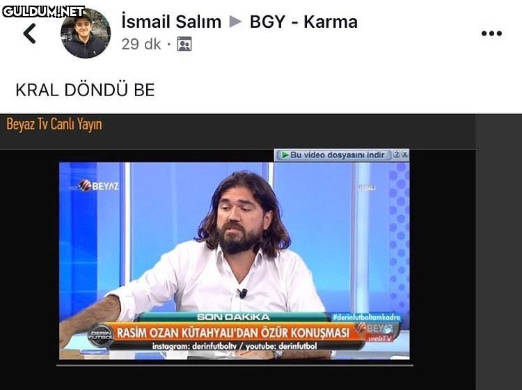 KRAL DÖNDÜ BE 
 
 SON...