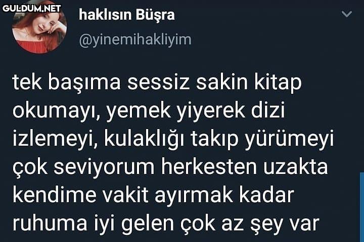 haklisın Büşra...